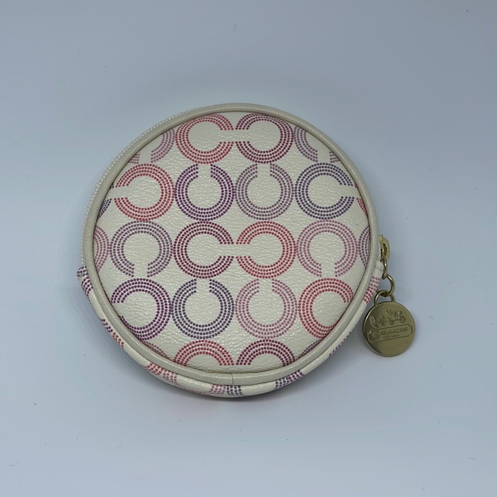 Coach Round Coin Change Wallet